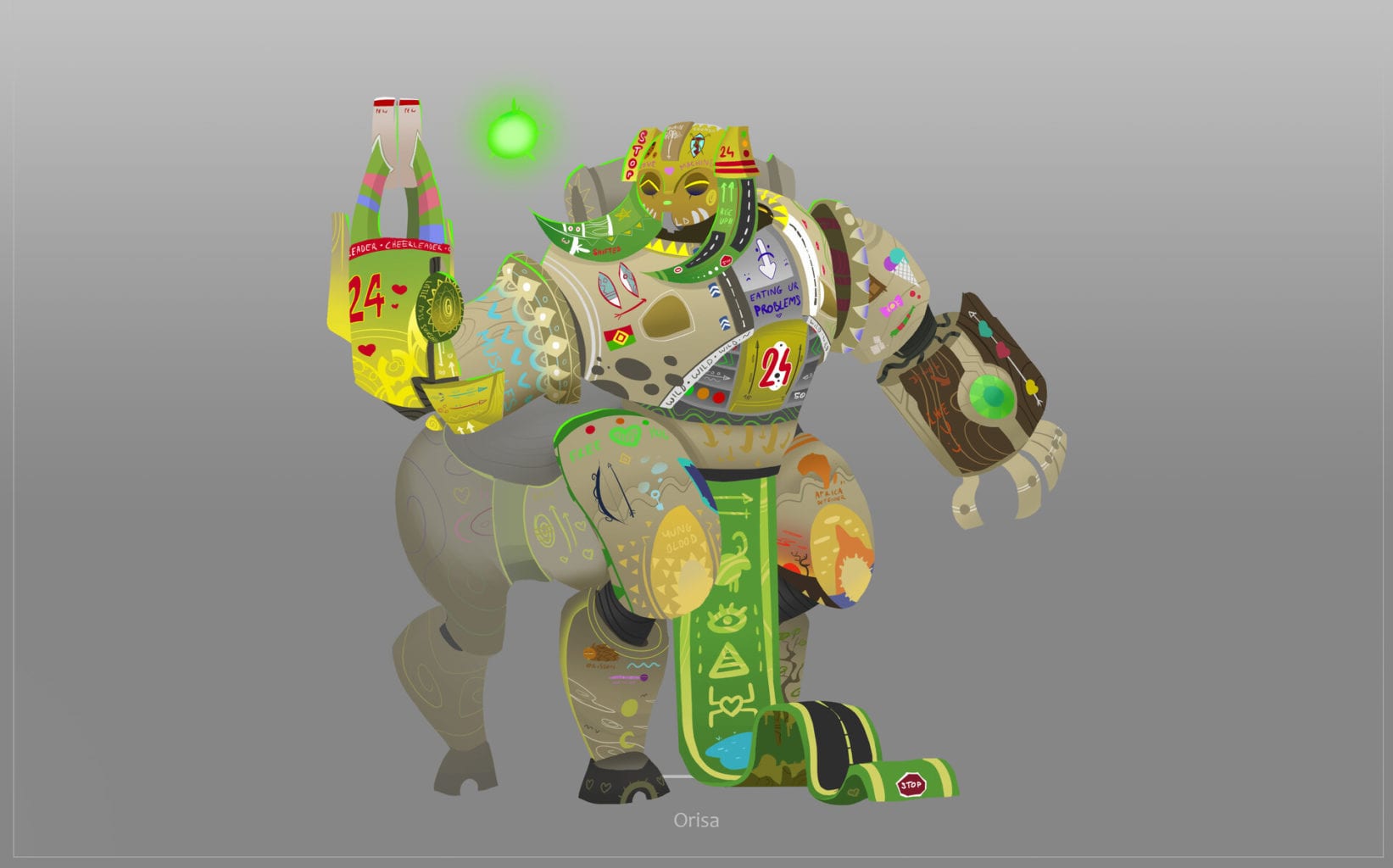 orisa overwatch art