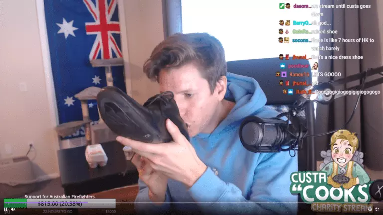 Custa Australia Fires Charity stream