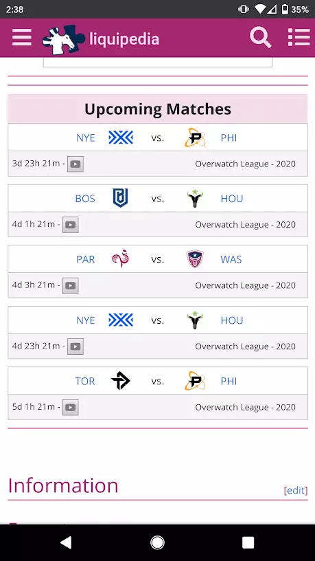 overwatch league 2020 schedule