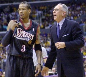 NBA History Allen Iverson 2001 Finals Game 1