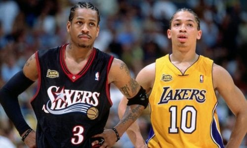 NBA History Allen Iverson 2001 Finals Game 1