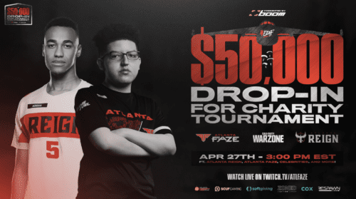 FaZe Host $50K Drop-In for Charity Tournament