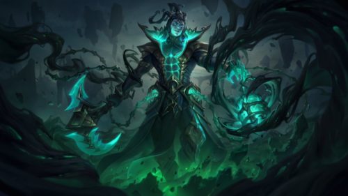 Unbound Thresh Splash Art