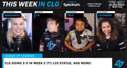 LS, Tafo and LeTigress join missharvey for episode 10 of This Week in CLG