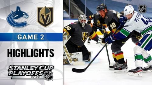 Vancouver Canucks vs. Vegas Golden Knights game recap