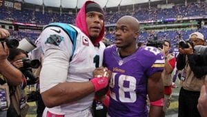 Cam Newton Adrian Peterson