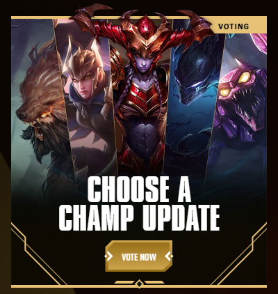 Champion Rework Vote