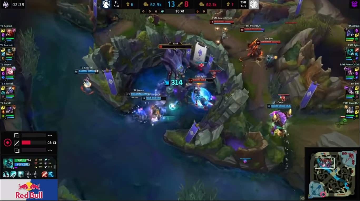 Spica was able to steal Baron from Team Liquid back in Week 4. 
