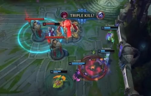 Tactical scored a Triple Kill as Xayah against Golden Guardians.