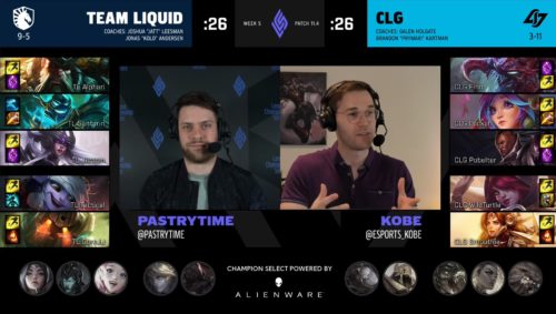 Team Liquid and CLG draft from Spring Split Week 5.