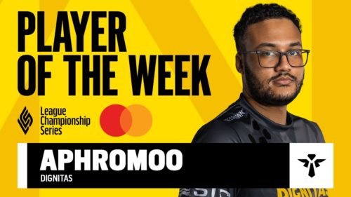 Aphromoo won Player of the Week for Dignitas in the regular season.