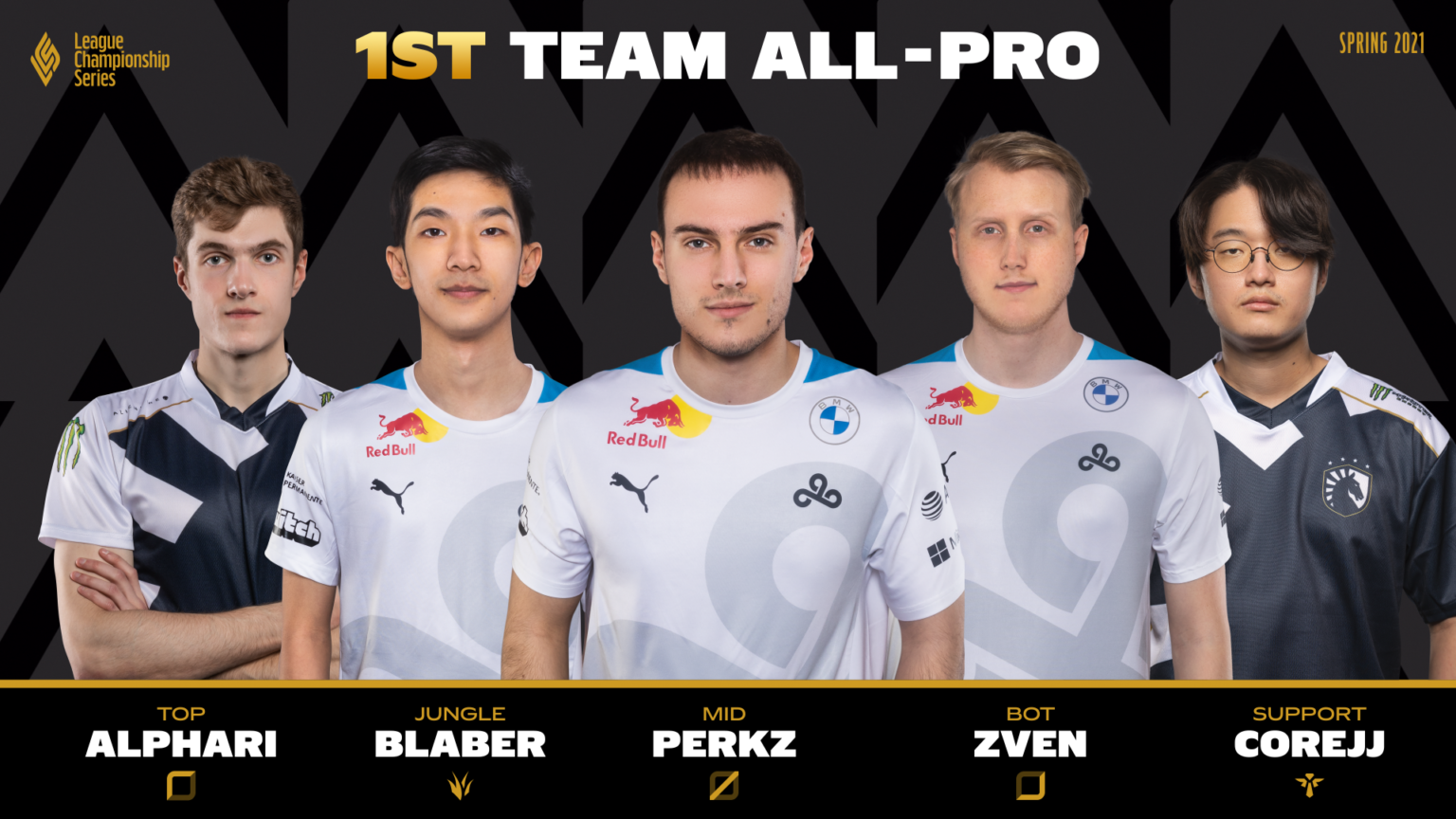 Alphari and Perkz won 1st Team all-Pro in their first LCS split as imports.