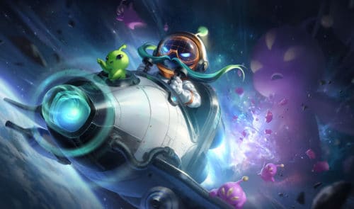 Astronaut Corki Splash Art