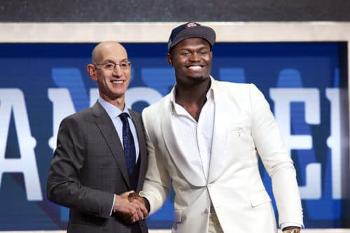 Zion Williamson Draft Day