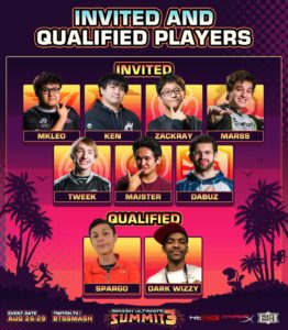 Smash Ultimate Summit 3 invites