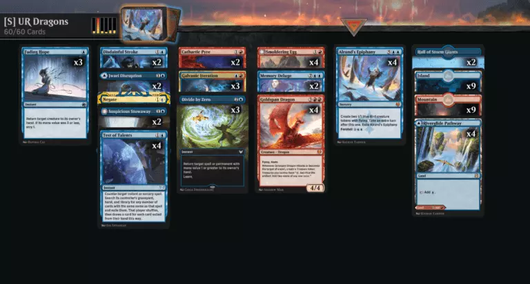 Daily Deck Tech: Standard UR Dragons - The Game Haus