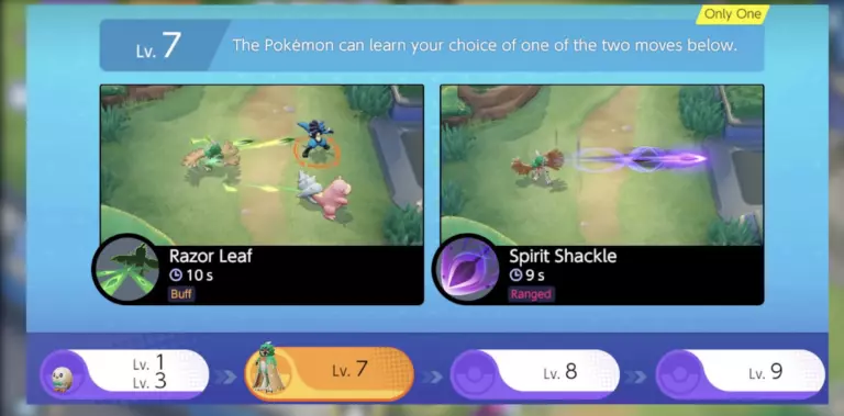 pokemon unite Decidueye moveset