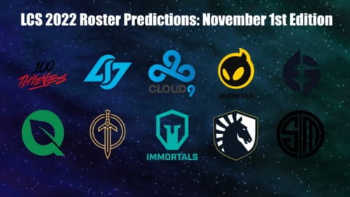 LCS 2022 Roster