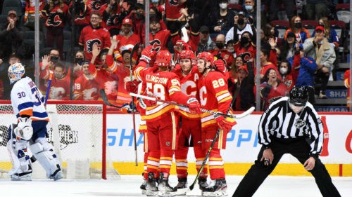 Flames vs Islanders