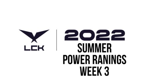 LCK power rankings