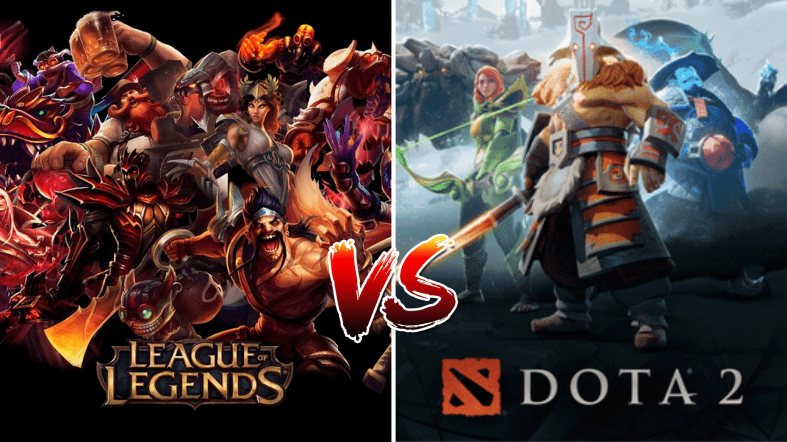 difference between dota and league