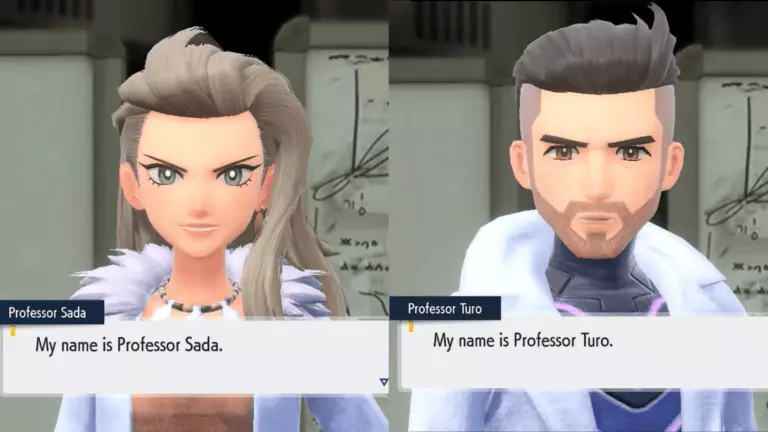 Pokemon Scarlet and Violet Professors