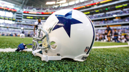 Cowboys throwback helmet