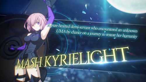 Mash Kyrlight the second character of Season two, coming from Fate/Grand Order.