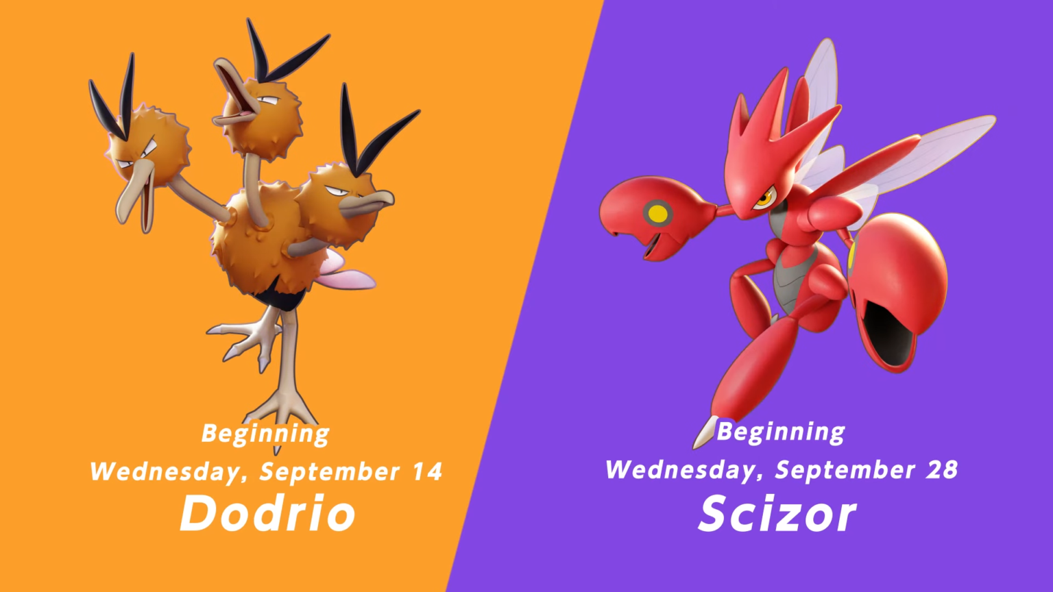 Pokemon Unite Scizor Release Date