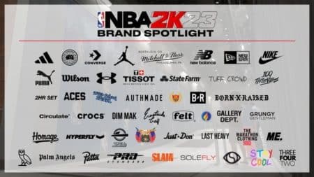 NBA 2K23 Clothing Brands