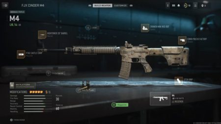 MW2 Weapon Tuning Disabled