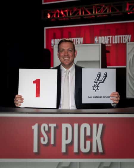 San Antonio Spurs win NBA draft lottery