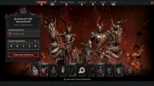 Diablo 4 Season 1 Battle Pass Cosmetic Items