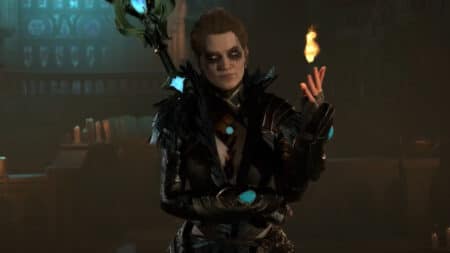 Diablo 4 Season 1 Character Wearing Cosmetic Items