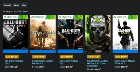 Call of Duty's top selling games after Xbox fixes servers
