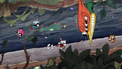 "Cuphead" features a variety of "run-n-gun" levels to tackle in between bosses. (Photo from Steam)