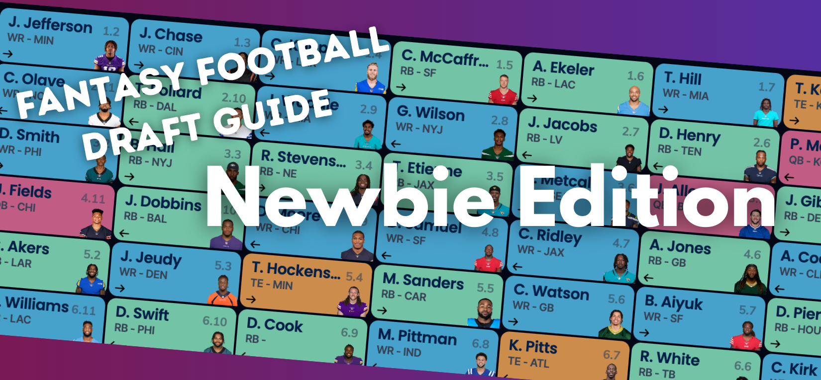 The 2023 Round by Round Draft Guide for Fantasy Football Newbies