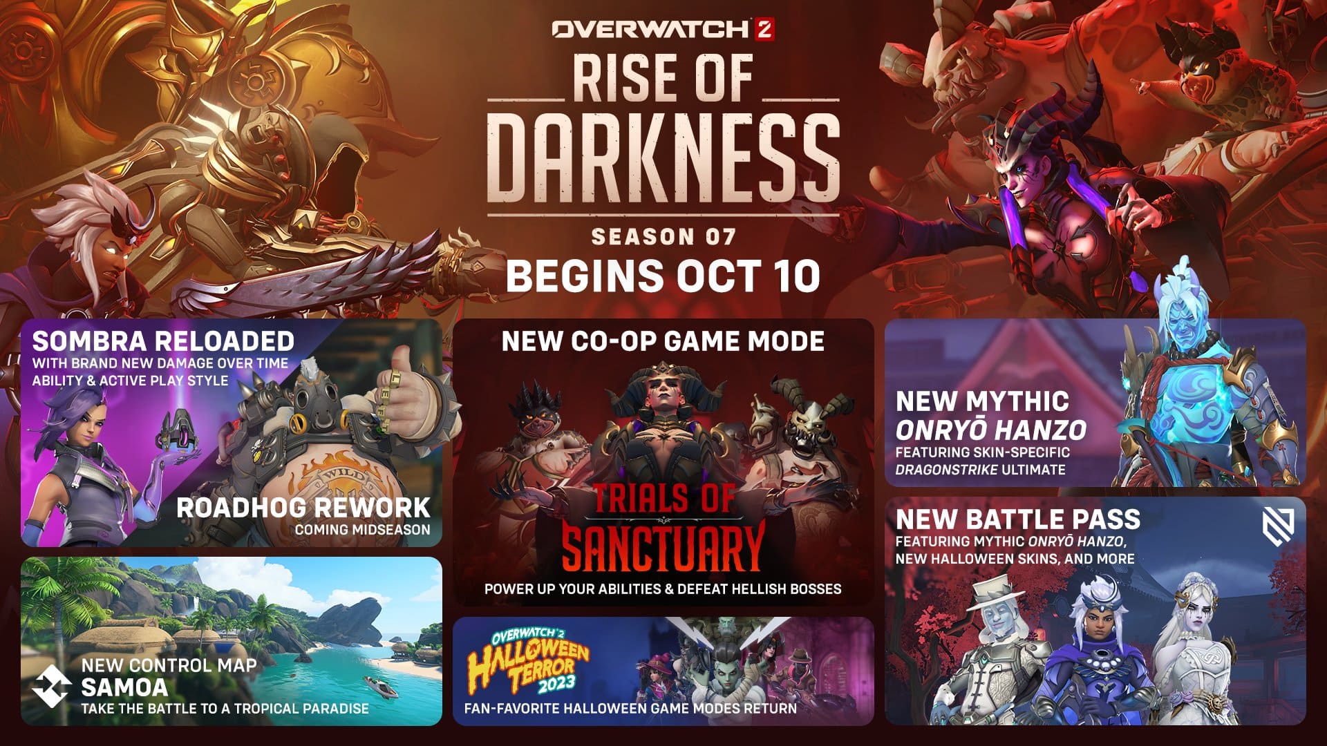 Overwatch 2 Season 7: Everything New In Rise Of Darkness