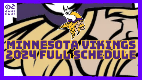 Minnesota Vikings 2024 Full Schedule