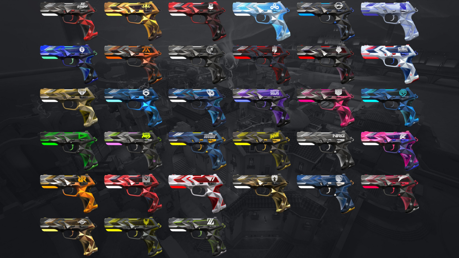 All VCT Capsule Classic Skins