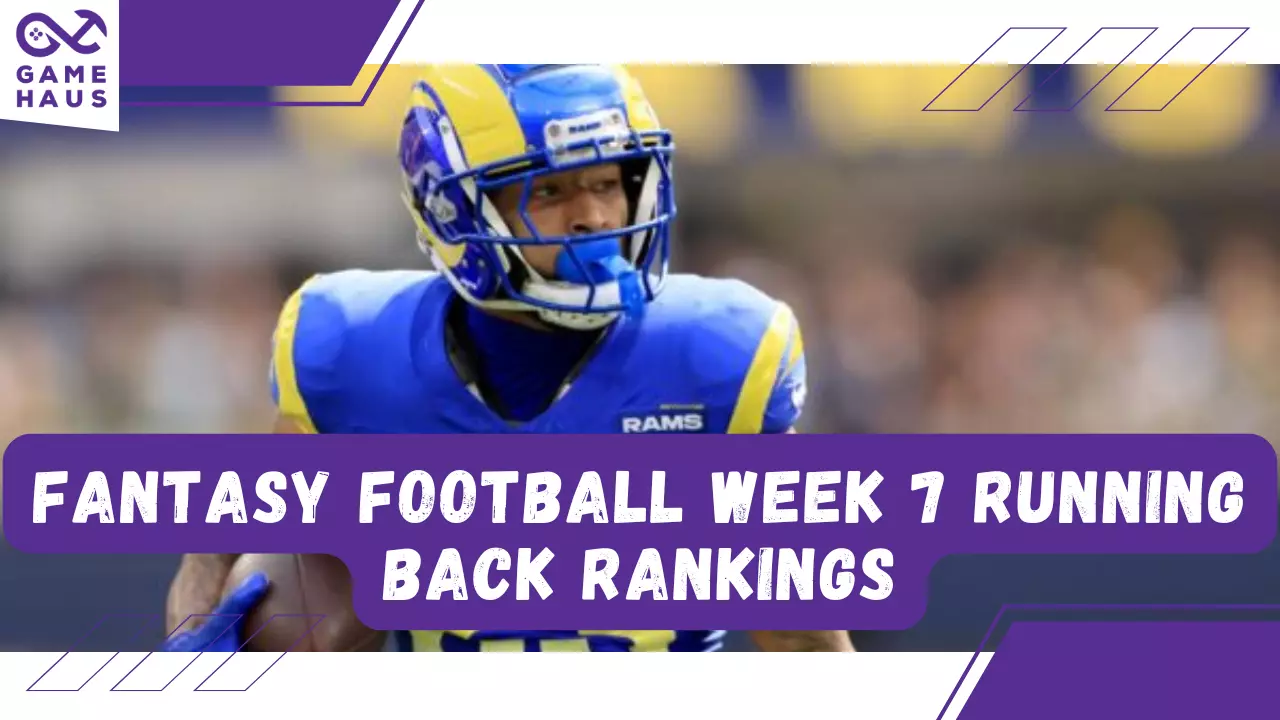 Fantasy Football Week 7 Running Back Rankings