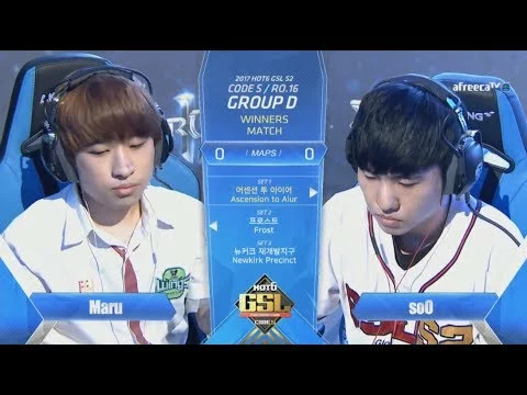 Video: [2017 GSL Season 2]Code S Ro.16 Group D Match3 soO vs Maru