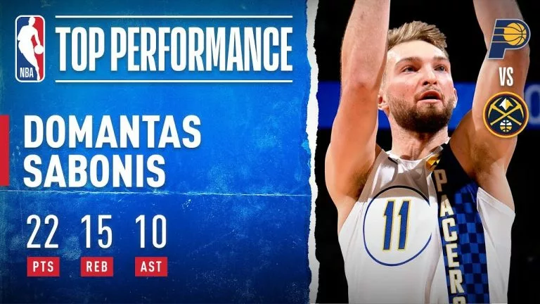 Video: Domantas Sabonis Collects First Triple-Double!