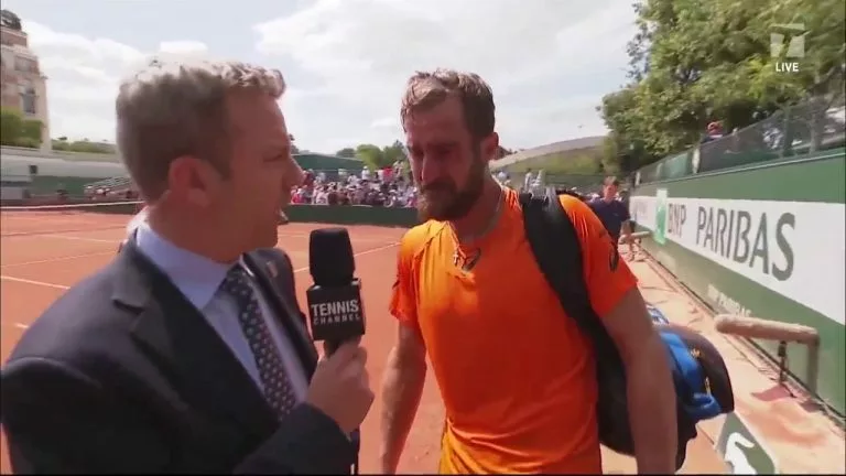 Video: Emotional Steve Johnson Post Match Interview