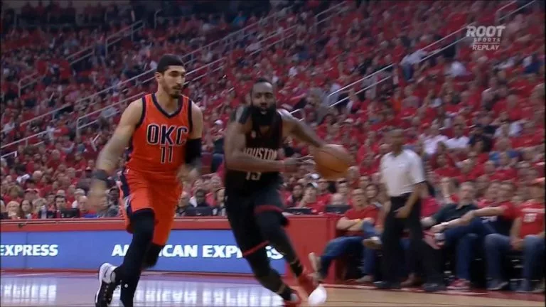Video: James Harden destroys Enes Kanter