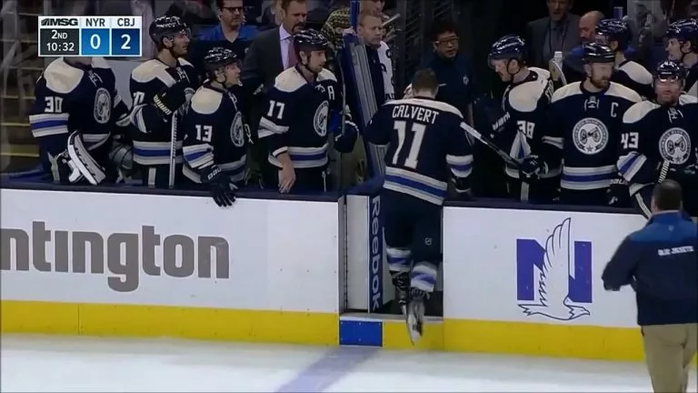Video: Matt Calvert Takes Slapshot to the Face - Returns to Score GWG - 11/18/16