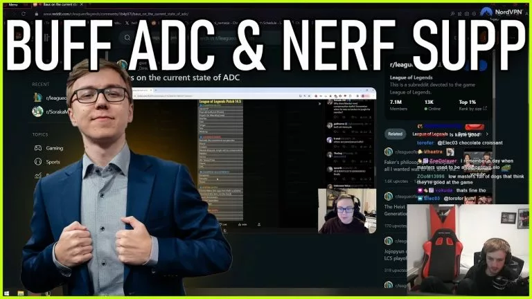 Video: Nemesis reacts to Baus opinion on ADC