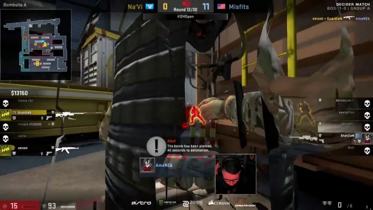 Video: Shahzam vs. Na'Vi (Dreamhack-Noscope-Clutch)