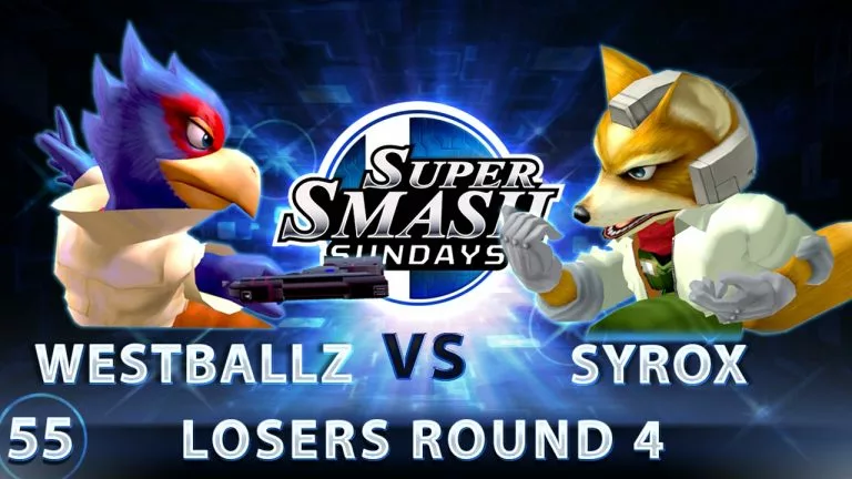 Video: SSS 55 - Westballz (Falco) vs. Syrox (Fox) - SSBM Top 32 LR4 - Smash Melee