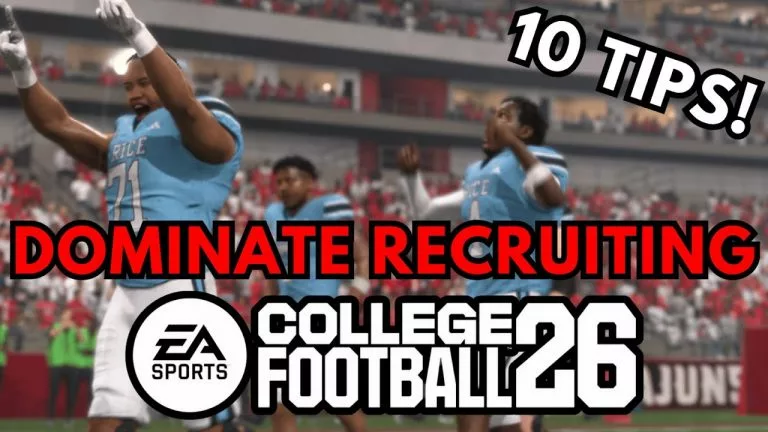 Video: 10 tips to DOMINATE College Football 26 Recruiting in Dynasty! | Full strategy with proven results!